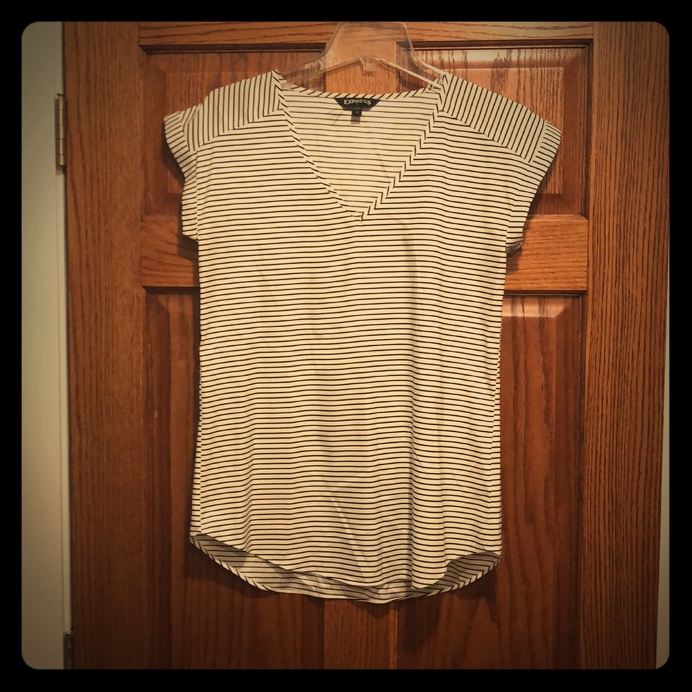 Express striped gramercy tee